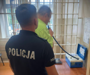 Sokołowscy policjanci zatrzymali pijanego kierowcę autobusu rejsowego!