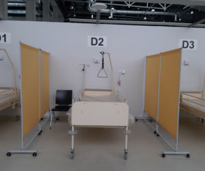 Szpital tymczasowy w CWK gotowy