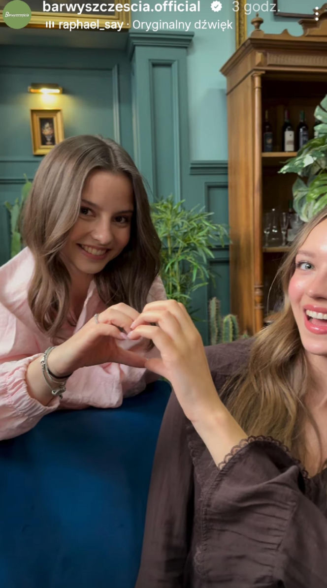Barwy szczęścia nowy sezon. Ewa (Gabriela Ziembicka),Ewelina (Amelia Listwon)