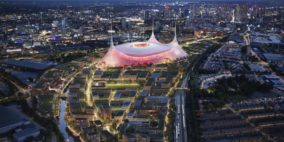 Projekt nowego stadionu Manchesteru United "Old Trafford"