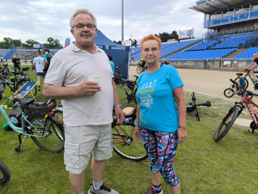 Rowerowa Stolica Polski - kręcili kilometry na stadionie w Lesznie