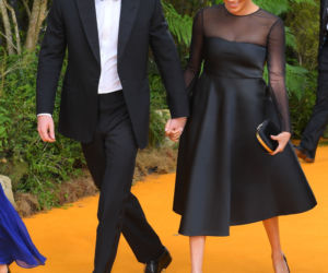 Gwiazdy na premierze filmu Król Lew - książę Harry i księżna Meghan