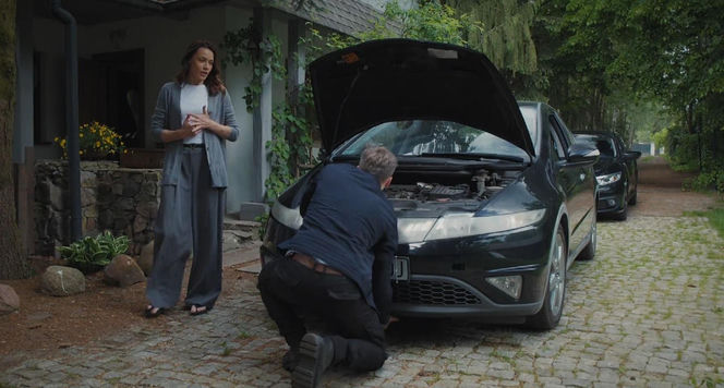 M jak miłość odc. 1890. Martyna (Magdalena Turczeniewicz), Jakub Karski (Krzysztof Kwiatkowski)