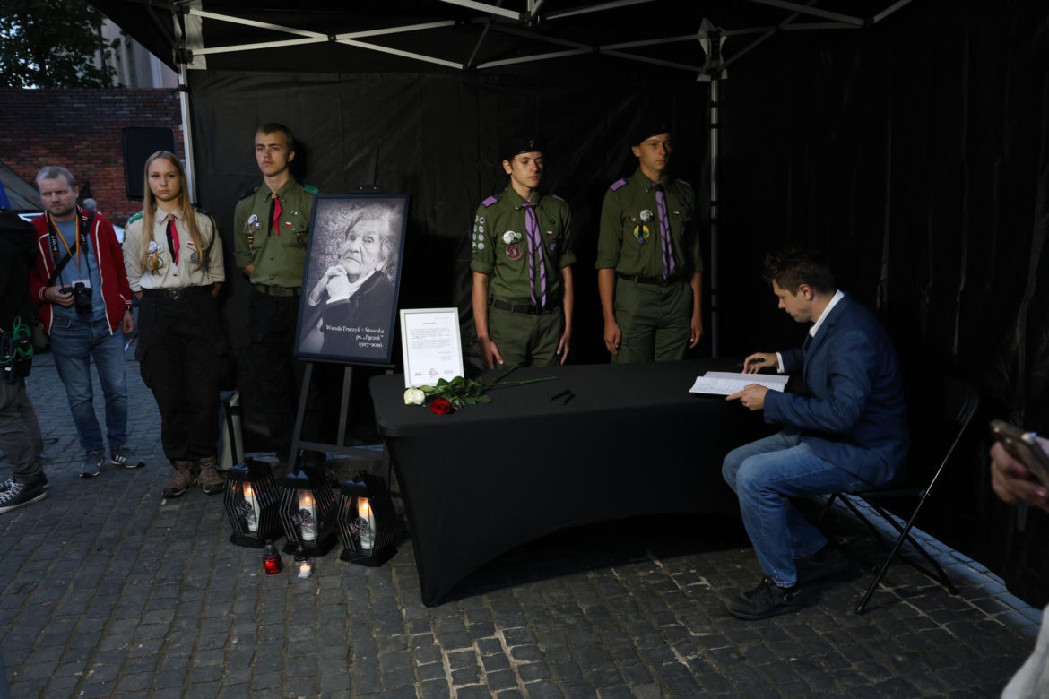 Warszawiacy oddali hołd Wandzie Traczyk-Stawskiej