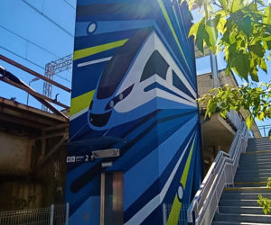Murale na przystanku SKM Łasztownia