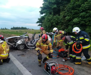 Wypadek pod Płockiem - Marychnów, gmina Staroźreby
