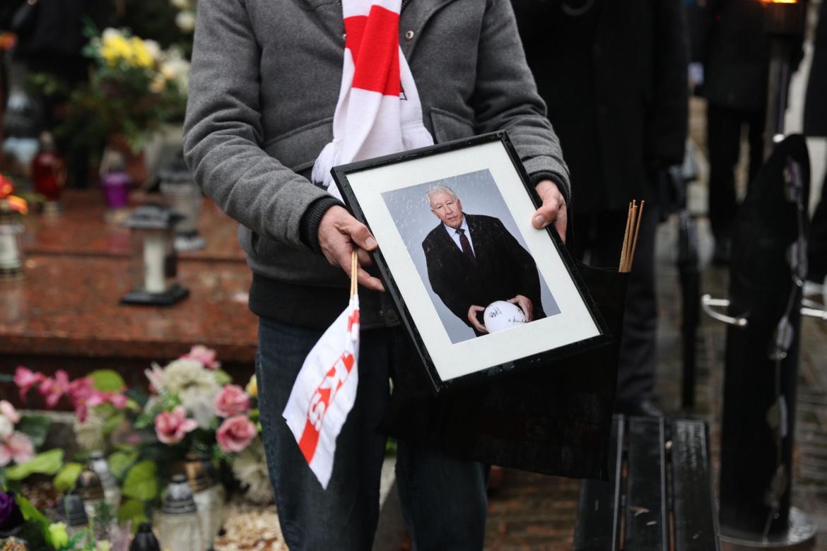 Pogrzeb trenera Wojciecha Łazarka