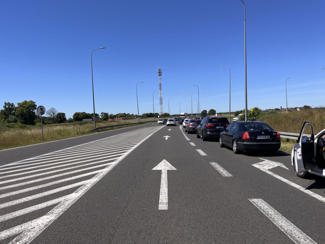 Protest rolników na S3