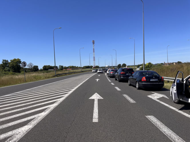 Protest rolników na S3