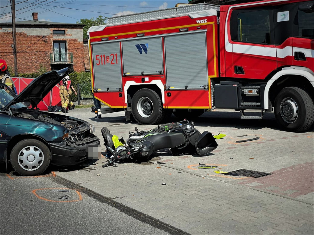 Wypadek w Orzeszu