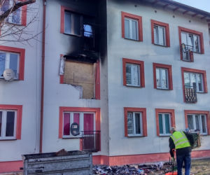 Wybuch butli z gazem na ul. 63 Pułku Piechoty w Toruniu