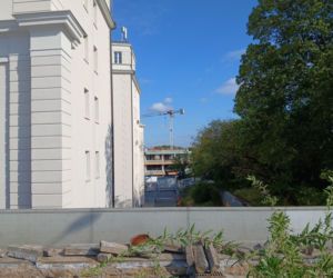 Budowa Wydziału Dziennikarstwa, Informacji i Bibliologii UW przy ul. Bednarskiej 2/4 w Warszawie