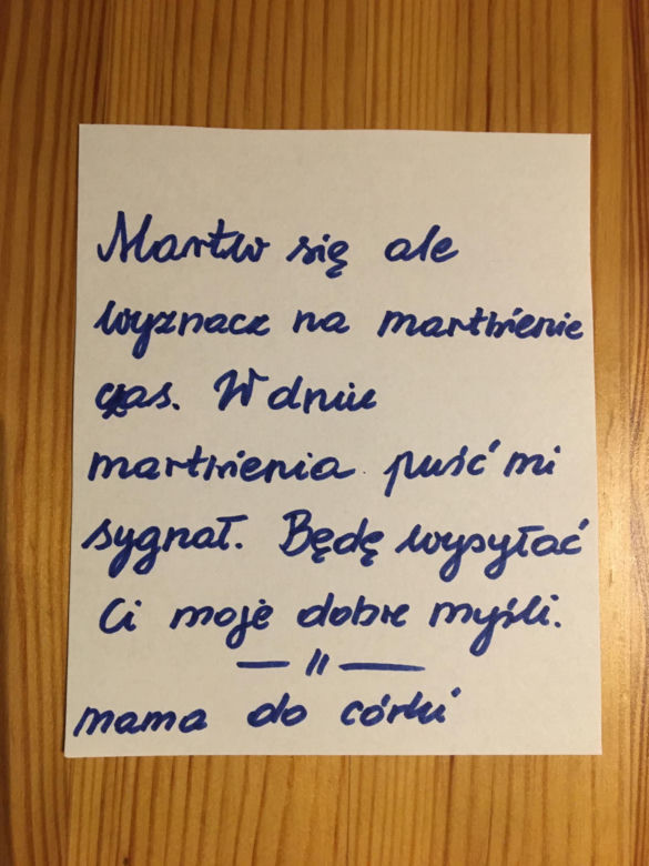 Te słowa dzieci mają uświadomić. Kolorowe karteczki stały się już symbolem 