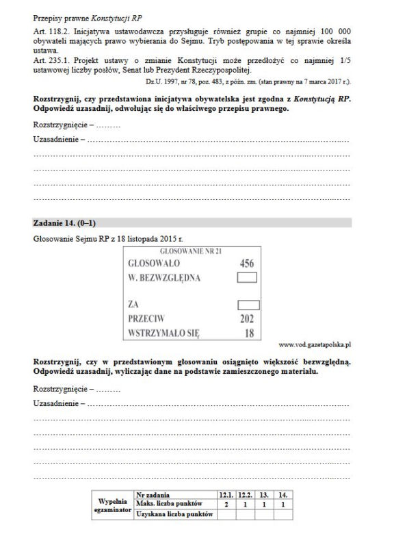 Matura 2017 wos rozszerzony