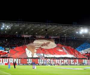 Kibice na meczu Wisła Kraków - Cracovia