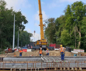 Postępy prac na budowie ul. Arkońskiej