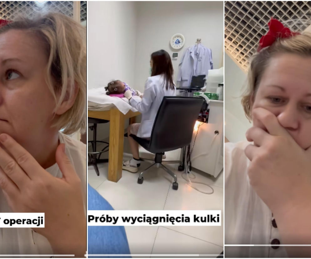 Córka Dominiki Clarke w szpitalu! Nietypowy przedmiot utknął w uchu dziewczynki. Koszt jego usunięcia załamał kobietę