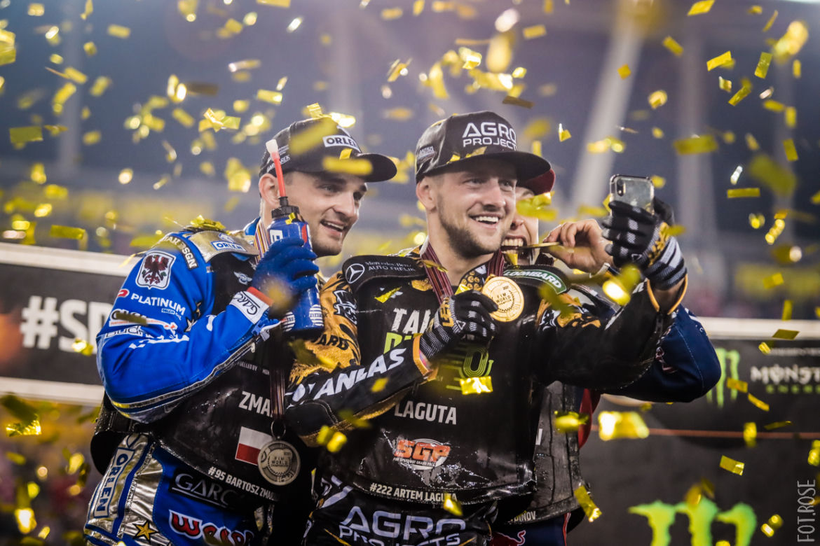 Grand Prix Polski w Toruniu. Łaguta wygrał na Motoarenie. Zdjęcia kibiców i zawodników 