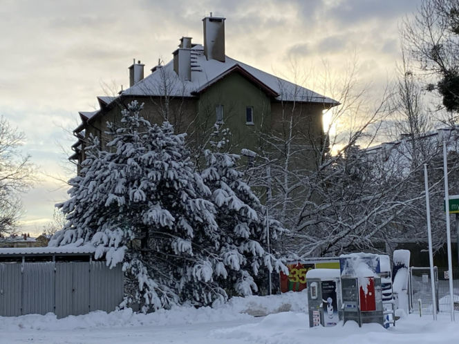 Zima w Olsztynie - 31 grudnia 2025