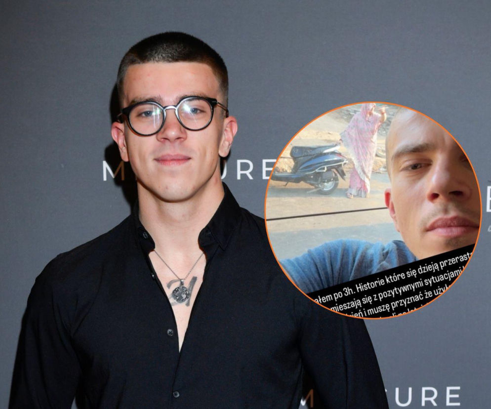 Kacper Błoński przeżył w Indiach chwile grozy. Jest dobrej myśli i uspokaja fanów