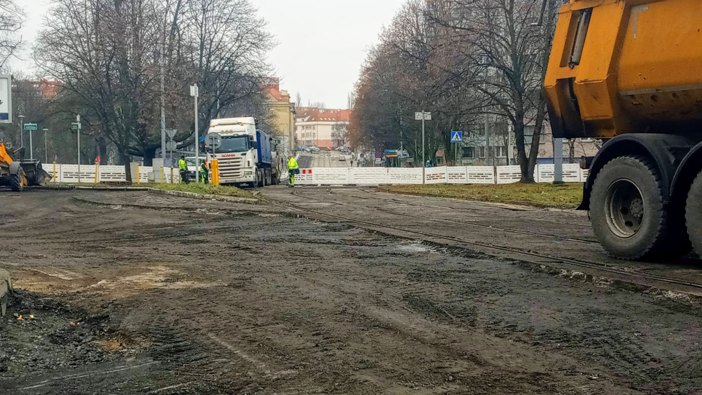 Ruszyła przebudowa torowisk na Niebuszewie