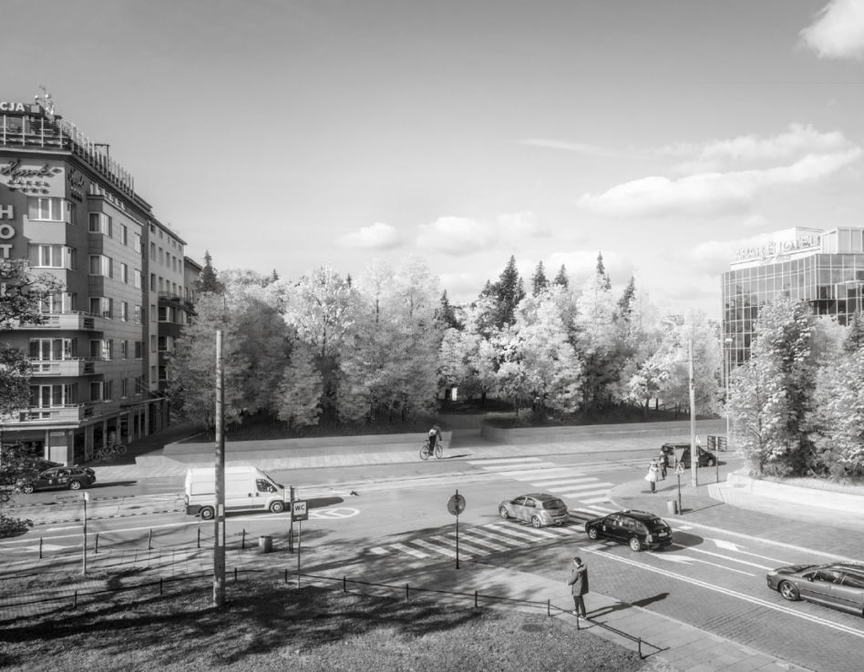 Przebudowa placu Juliusza Kossaka w Krakowie: wyniki konkursu SARP
