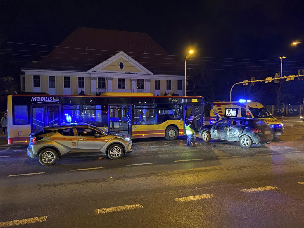 Wypadek na ul.Krakowskiej, Wrocław