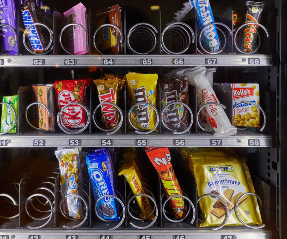 Automat z przekąskami