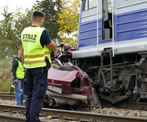 Wypadek na niestrzeżonym przejeździe