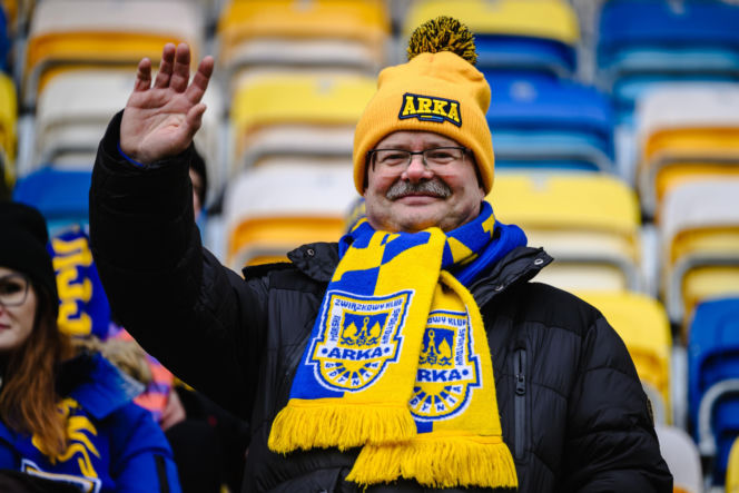 Arka Gdynia - GKS Katowice: Zdjęcia kibiców z meczu 22. kolejki PKO BP Ekstraklasy