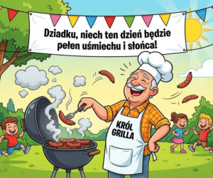 Kartka z życzeniami na Dzień Dziadka 2026