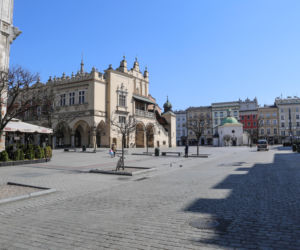 Policja i wojsko na ulicach Krakowa