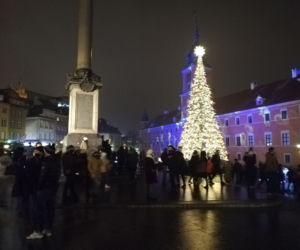 Dzikie tłumy w centrum Warszawy
