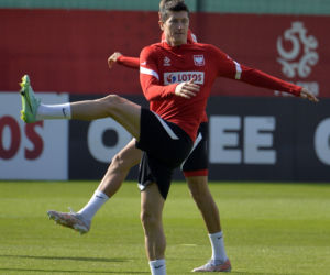 Trening reprezentacji na stadionie Legii