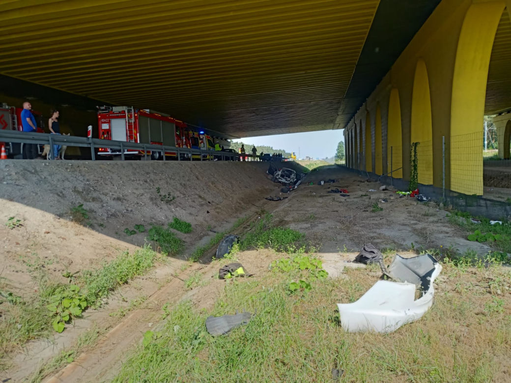 Śmiertelny wypadek na autostradzie A4