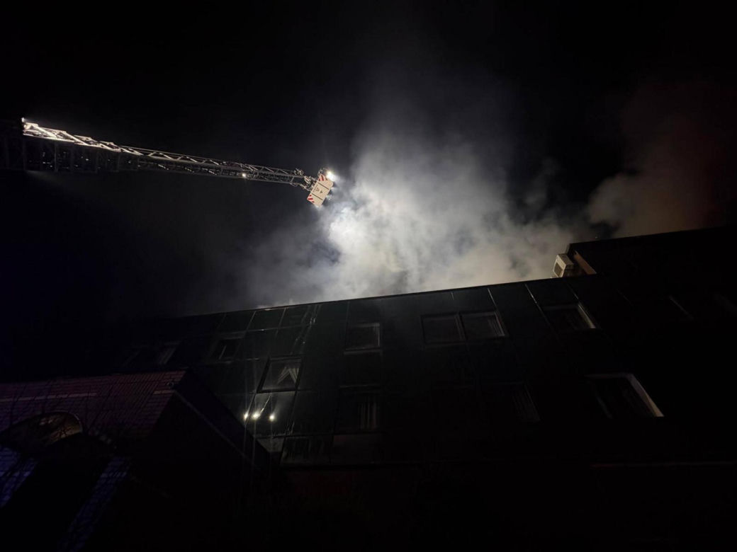 Pożar hotelu w Tychach