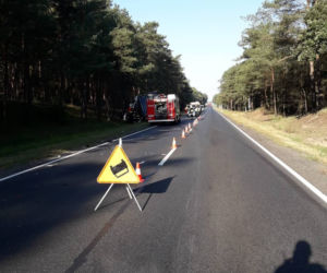 Tragiczny wypadek w podbydgoskim Stryszku. Nie żyje motocyklista!