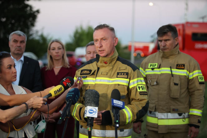 Pożar składowiska w Chorzowie opanowany