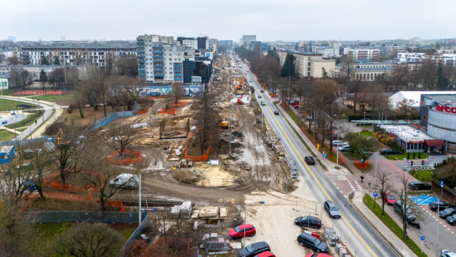 Tramwaj do Dworca Zachodniego w Warszawie - grudzień 2025