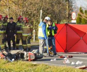 Pijany kierowca BMW zabił kobietę jadącą motorowerem. Drastyczne zdjęcia