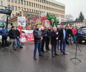 Rolnicy z regionu Siedleckiego protestowali w Siedlcach
