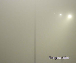 Potężna mgła na małopolskich drogach
