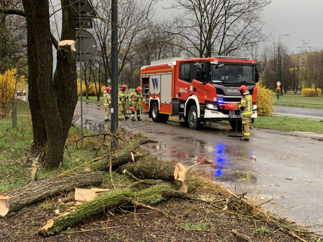 Potężna wichura przeszła nad Sosnowcem zdjęcia