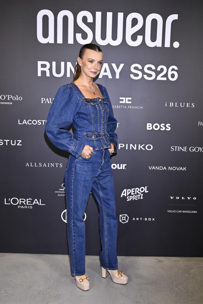 Total look rodem z lat 80. wraca do łask. Zobacz, jak noszą go Paulina Sykut-Jeżyna i Katarzyna Sokołowska