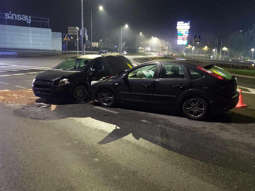 Starachowice. Wypadek na wiadukcie