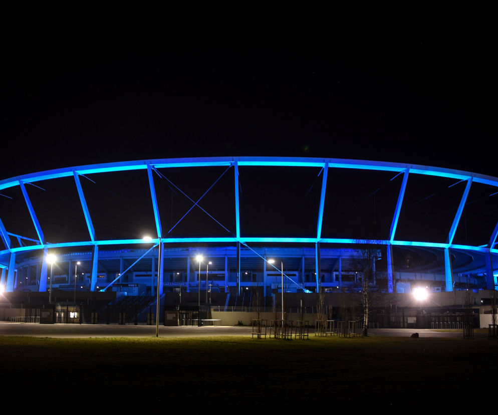 Stadion Śląski rozświetli się na niebiesko