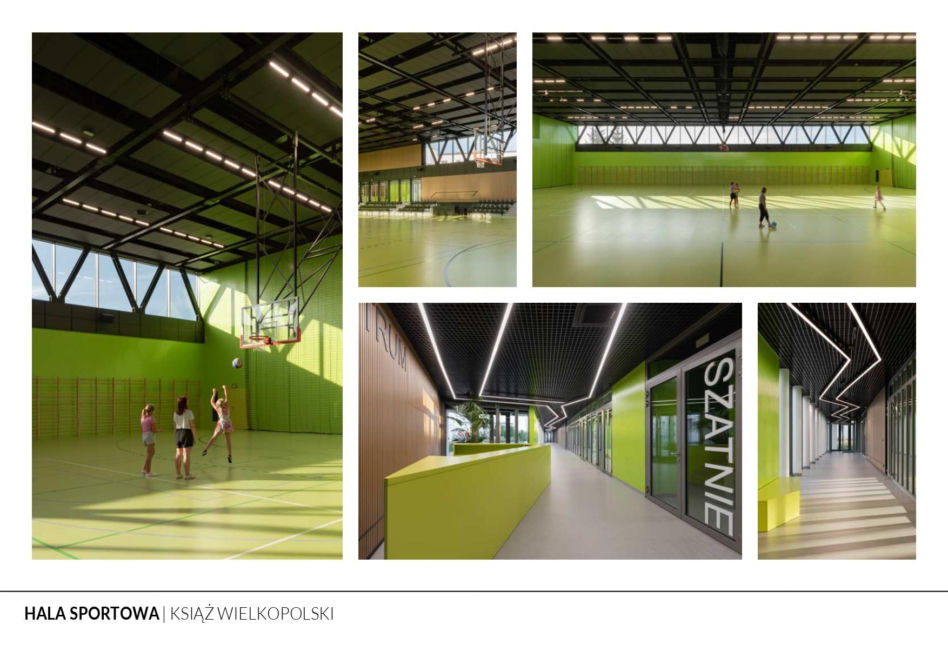 Hala sportowa - Książ Wielkopolski, proj. PLarchitekci