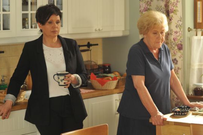 M jak miłość odcinek 1319, Marysia (Małgorzata Pieńkowska), Barbara (Teresa Lipowska)