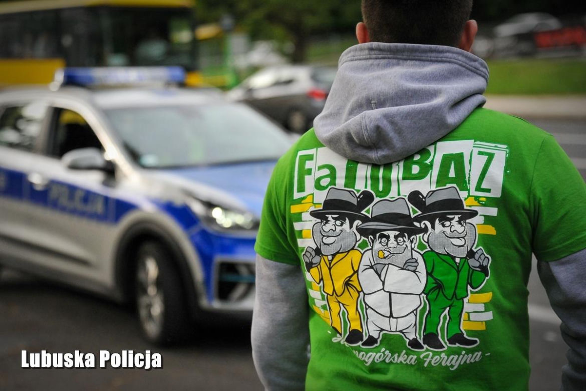 Lubuska policja zabezpieczała derby w Zielonej Górze