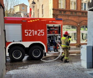 Pożar w Starogardzie Gdańskim